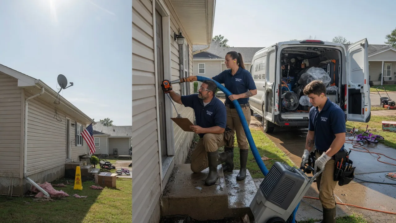 Ceiling Water Damage Restoration in Marine, IL near me