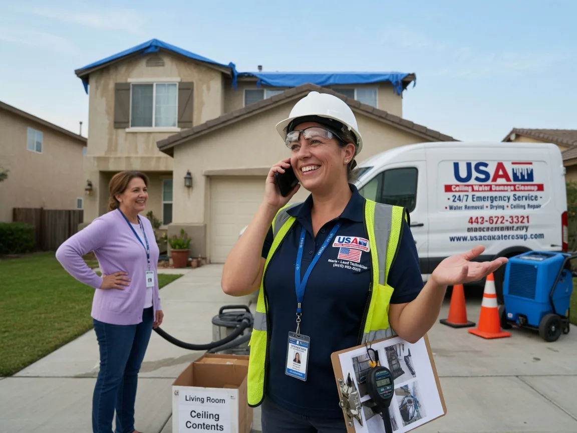Ceiling Water Damage Restoration Marine, IL FAQs